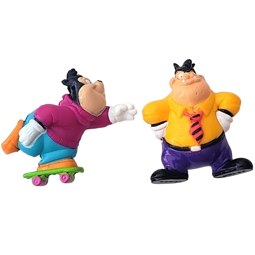 Disney's 1992 Goof Troop PJ Pete Max 2" Tall Figures Kellogg's Collectible Toy